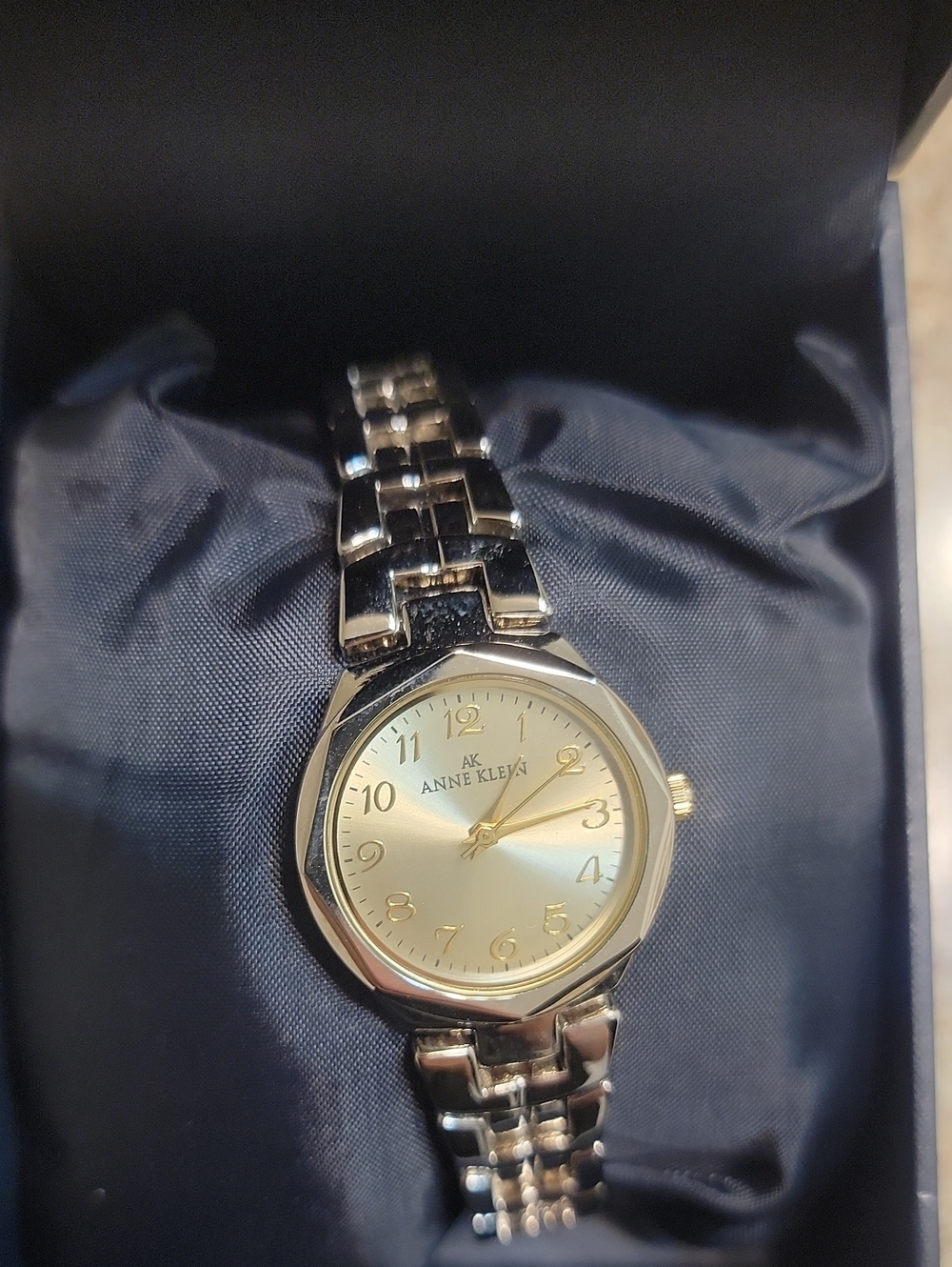 Anne Klein Gold and Silver Two-Tone Women's Bracelet Watch